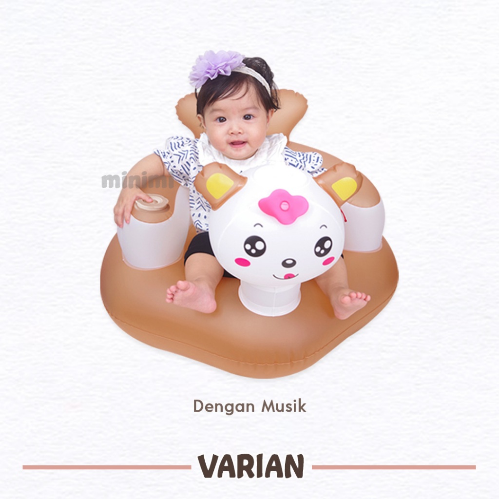 Jual Minimi Sofa Tiup Kursi Pompa Bayi Model Tiger Ada Musik Shopee