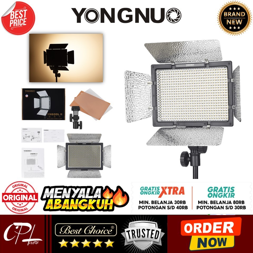 Jual Yongnuo YN600L II Pro Daylight LED Light Shopee Indonesia