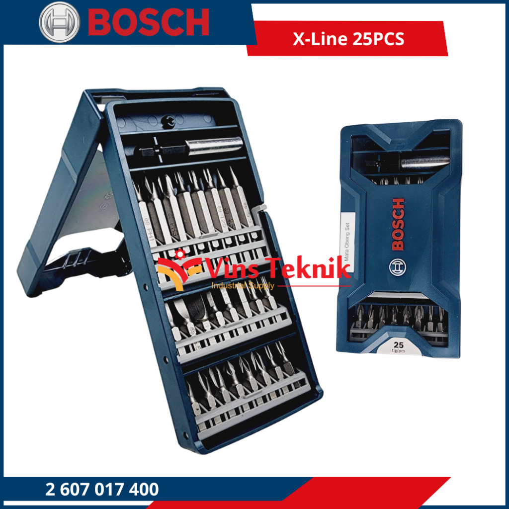 Jual Screwdriver Bit Set Obeng Set Mata Obeng Set X Line Pcs Bosch