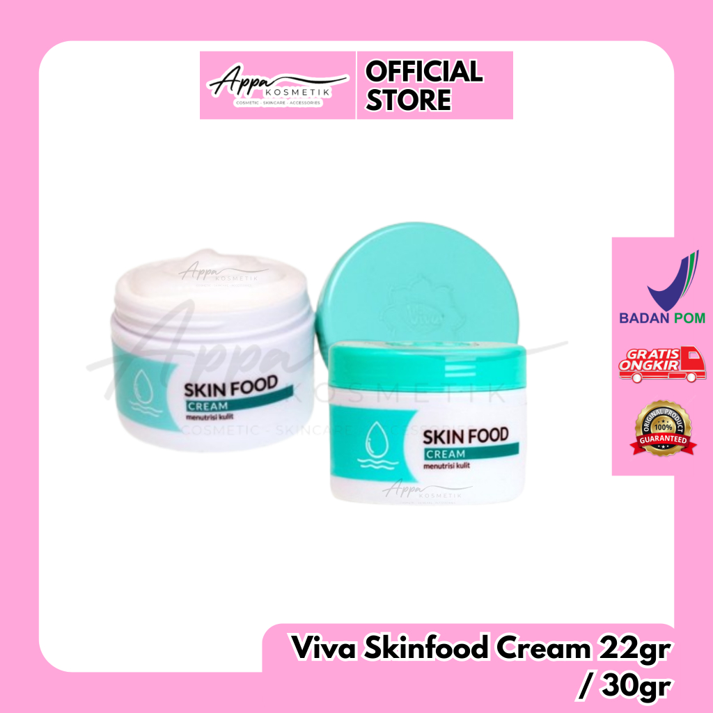 Jual Viva Skin Food Cream Gr Moisturizer Pelembab Shopee Indonesia