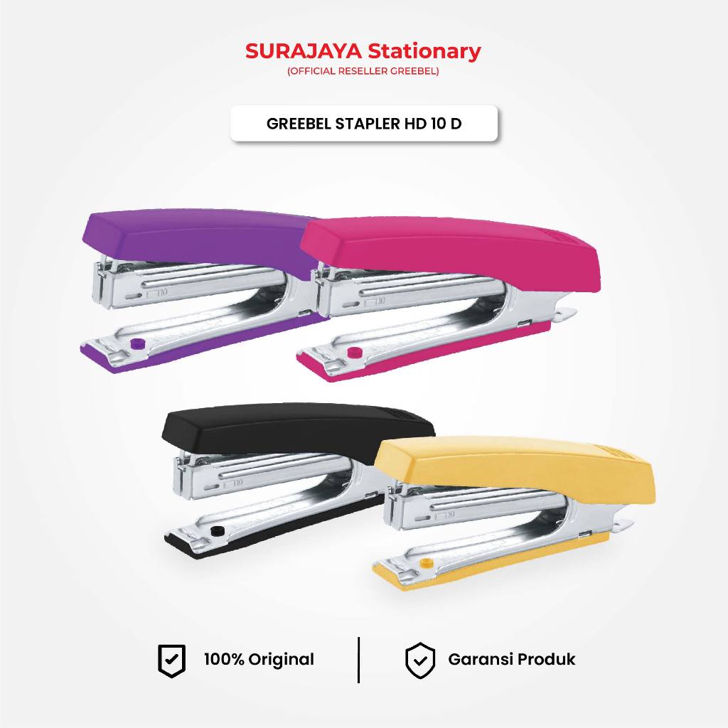 Jual Stapler Stepler Staples Greebel HD 10D Jepretan Greebel Shopee