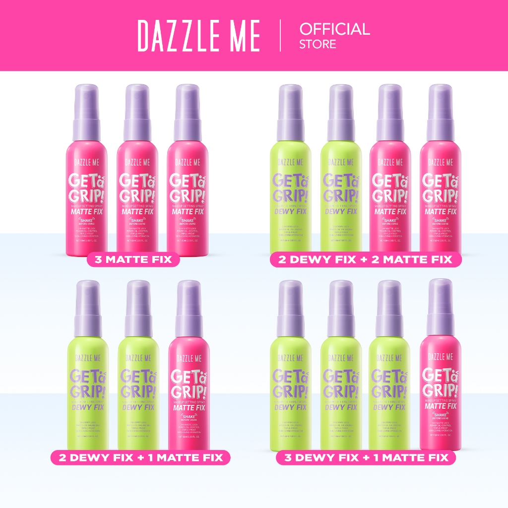 Jual Time Limited DAZZLE ME Get A Grip Makeup Setting Spray Matte Fix