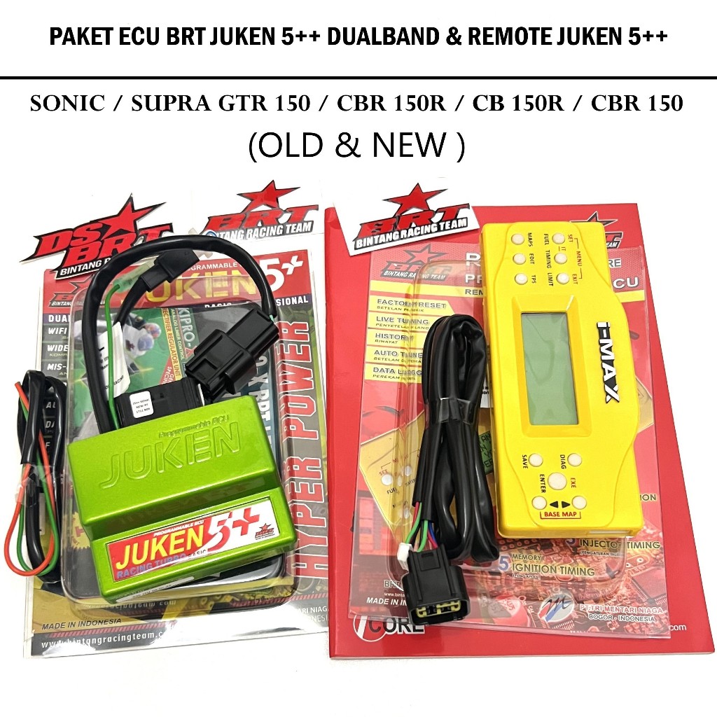 Jual ECU BRT JUKEN 5 Plus REMOTE SONIC CB CBR 150 CB150R GTR NEW