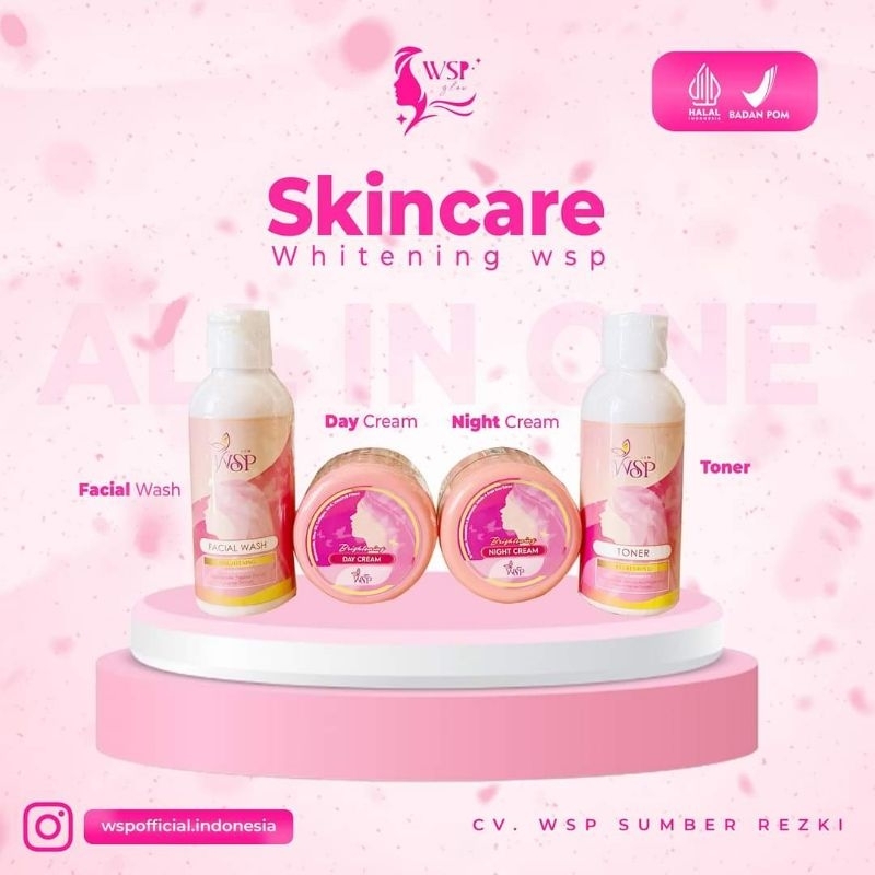 Jual PAKET LENGKAP WSP GLOW SKINCARE BPOM 100 ORI AMAN UNTUK BUMIL DAN