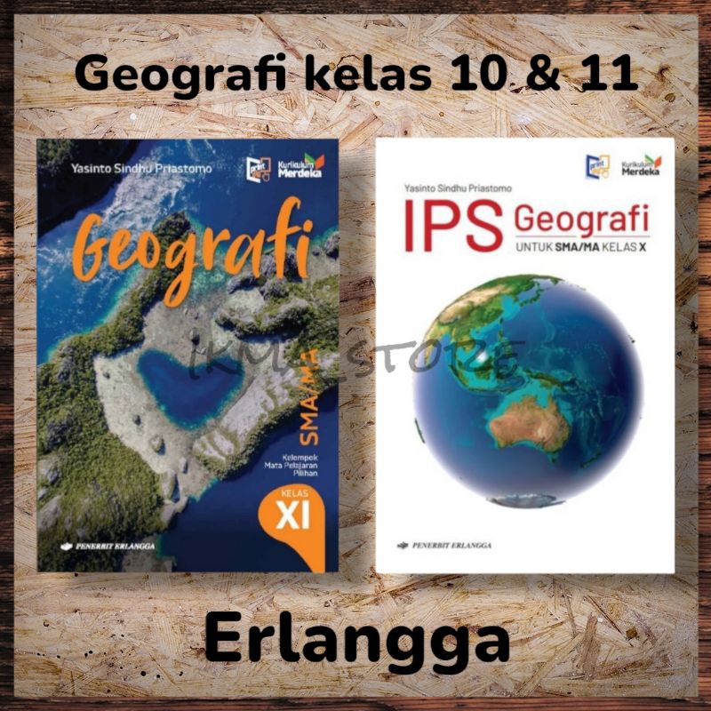 Jual IPS Geografi Kelas 10 11 SMA MA Kurikulum Merdeka Erlangga