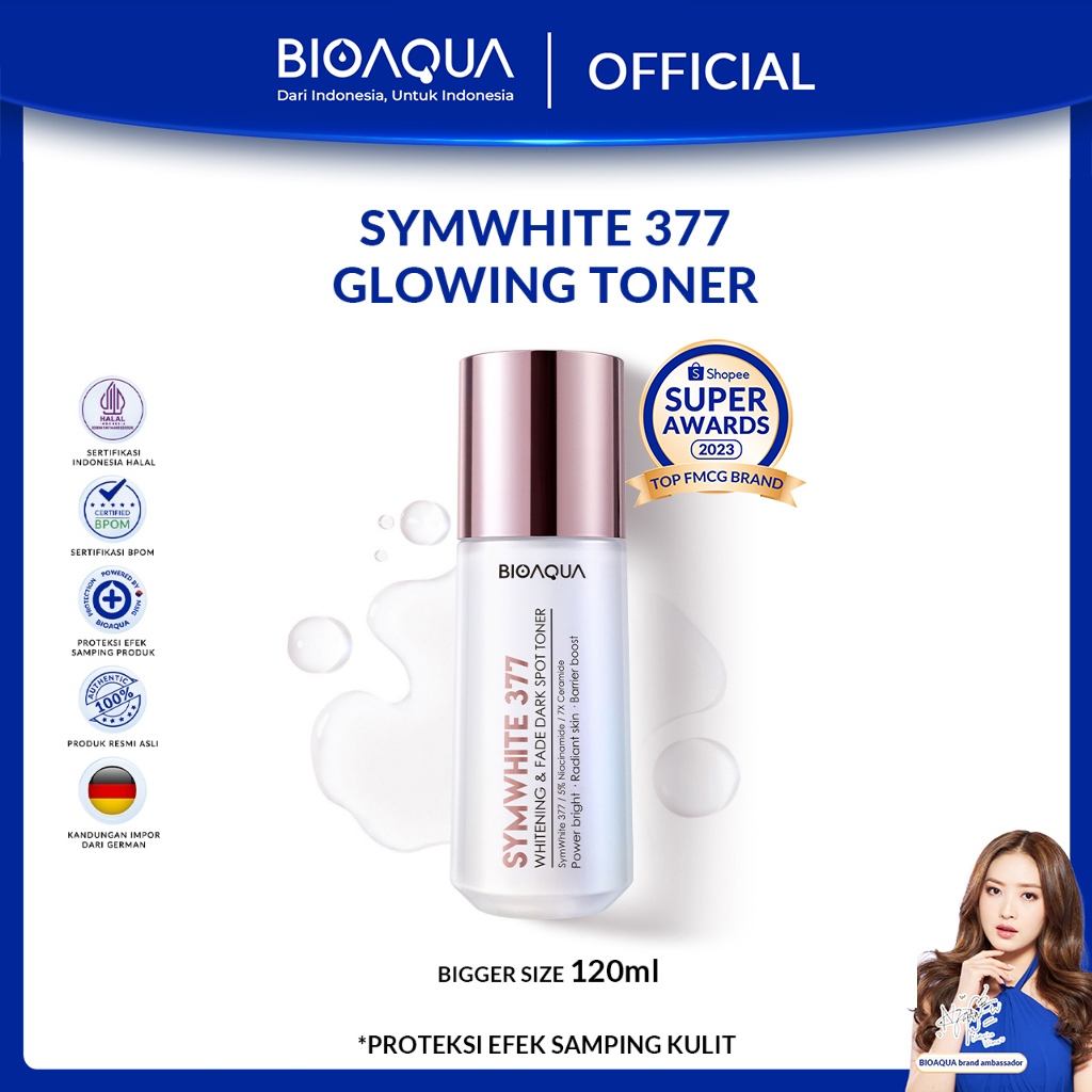 Jual Bioaqua Symwhite Whitening Dark Spot Toner Wajah Glowing