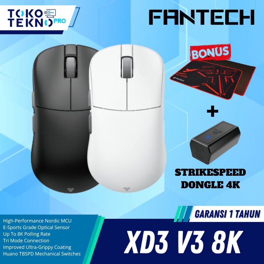 Jual Fantech Xd V K K Helios Ii Pro S Wireless Mouse Gaming In