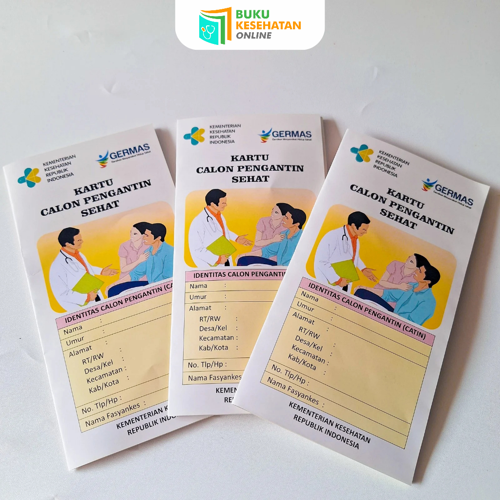 Jual LEAFLET CATIN KARTU CALON PENGANTIN SEHAT Shopee Indonesia