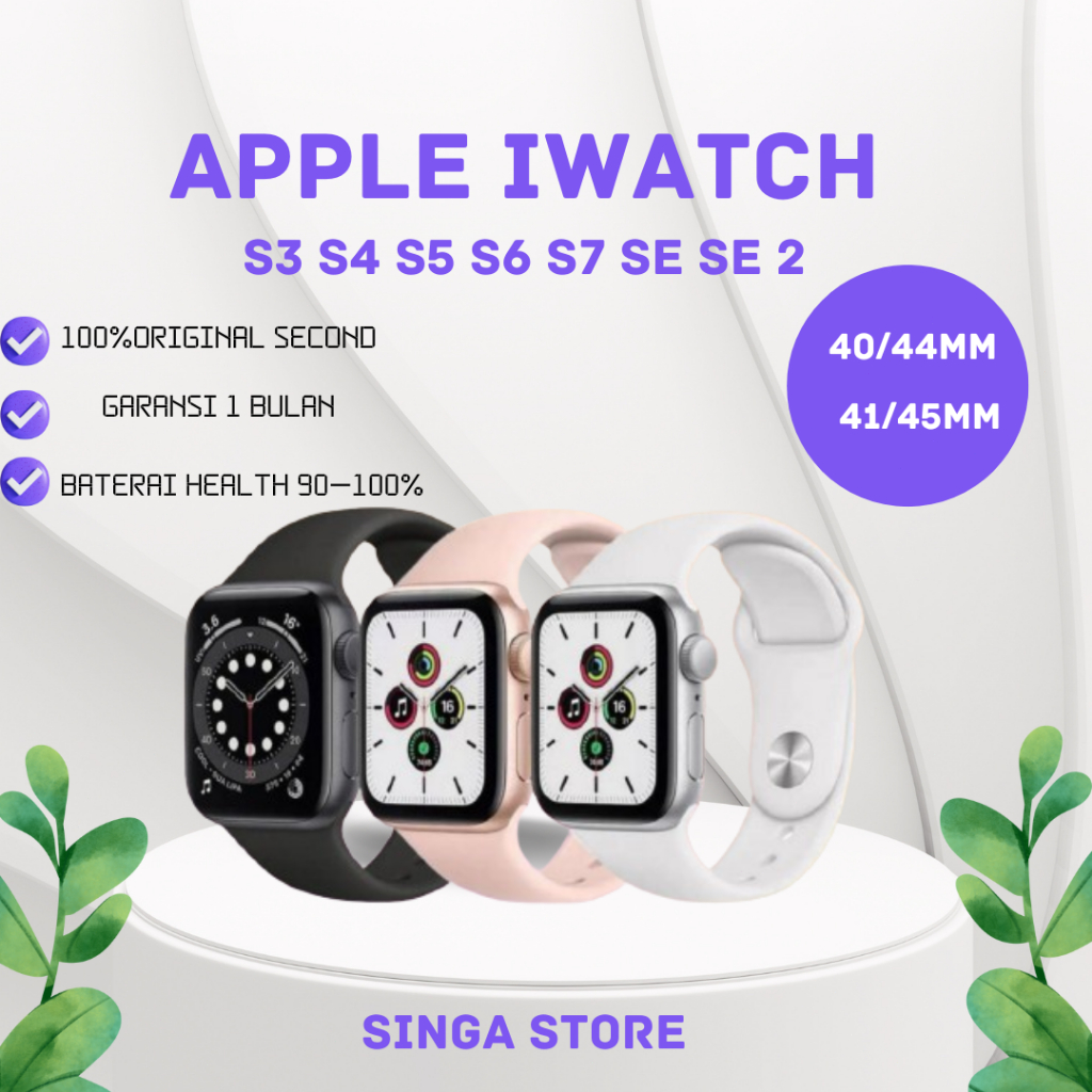 Jual Apple Watch Series Se Mm Mm Mm Second Original