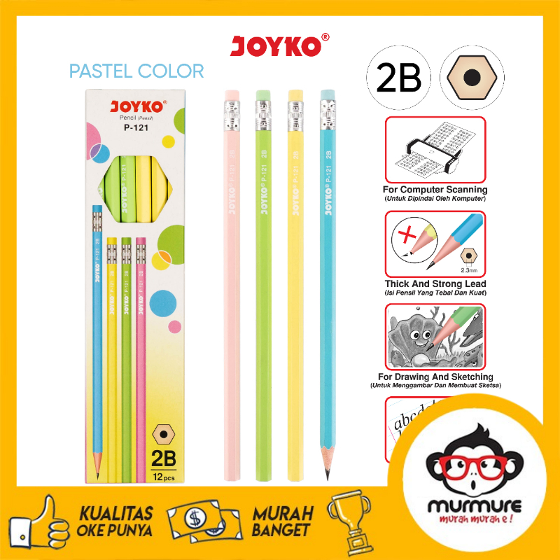 Jual Murmure I Pencil Pensil Joyko P B Box Pcs Shopee Indonesia