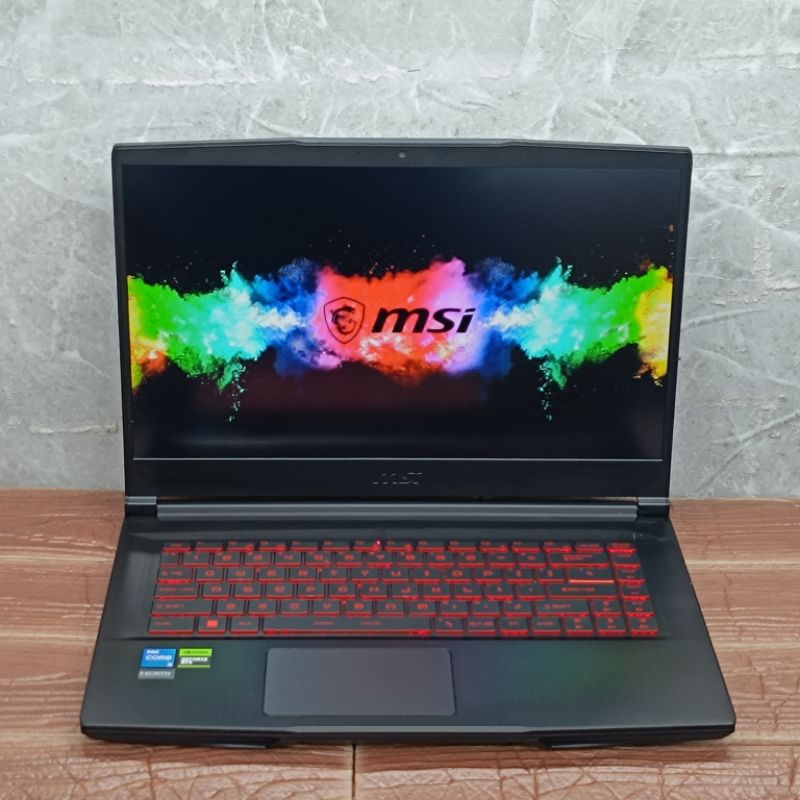 Jual Laptop MSI GAMING GF63 Thin 11UCX Intel Core I5 11400H RAM 8GB SSD