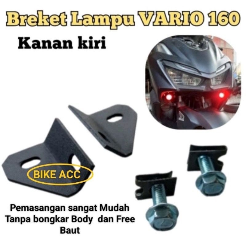 Jual Breket Dudukan Lampu Tembak Sorot D Laser Honda Vario