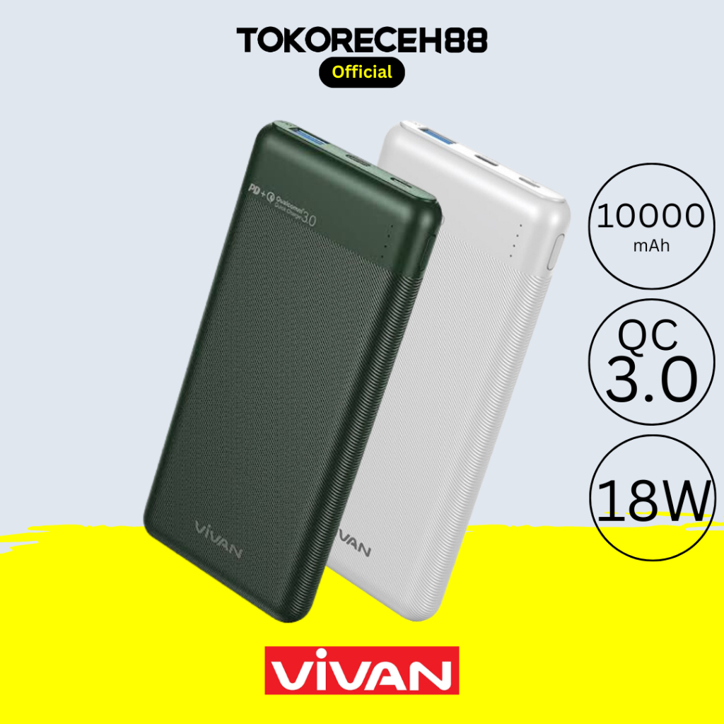 Jual Powerbank Vivan Mah Vpb M W Output Dual Input Port Type