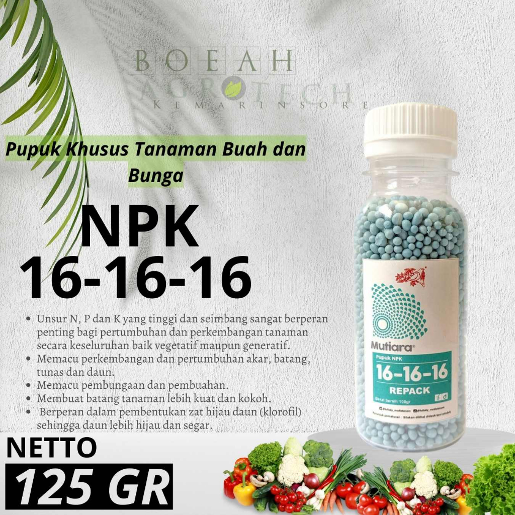 Jual Pupuk Mutiara Npk Repack Untuk Pertumbuhan Segala Jenis