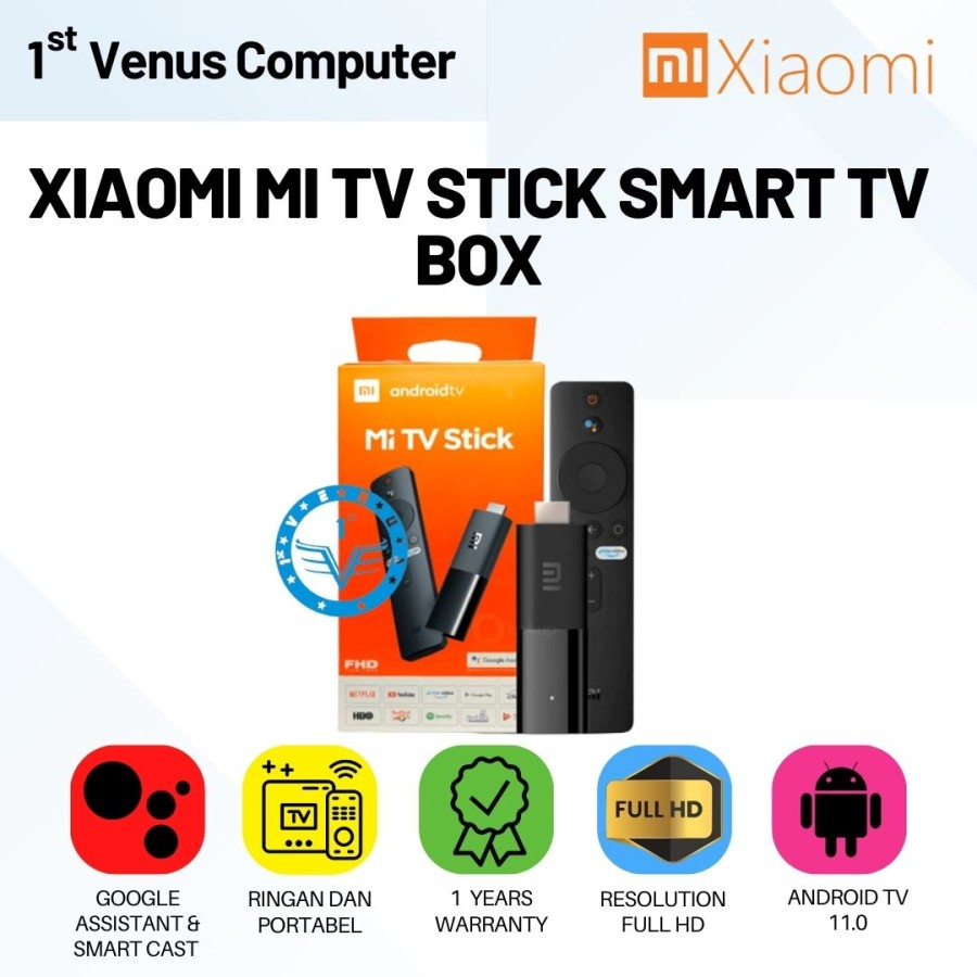 Jual Xiaomi Mi TV Stick Full HD Android TV STK01 XMI Shopee Indonesia