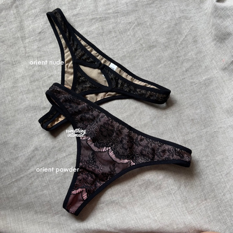 Jual Wacoal Lace Brazillian Gstring Thong Lingerie Midi Waist Panty