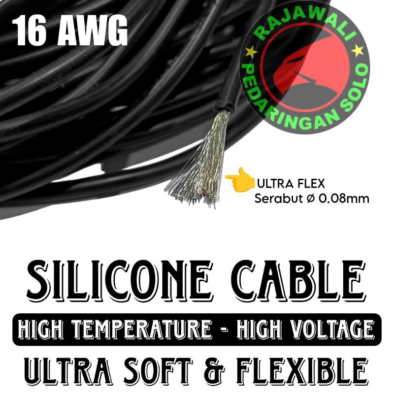 Jual Kabel Silikon Tahan Panas Awg Cm Silicone Cable Awg Kabel