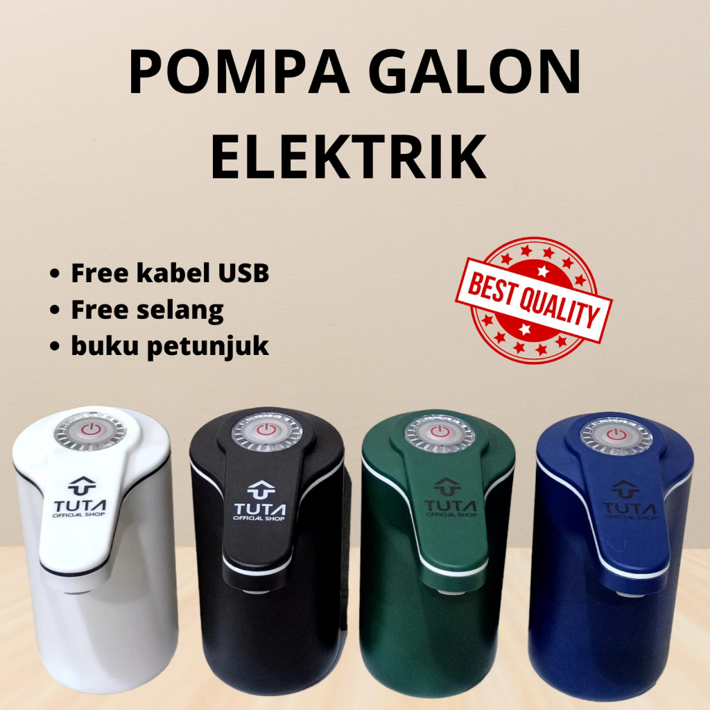 Jual Pompa Galon Elektrik Dispenser Air Minum Pump Charge Usb Shopee