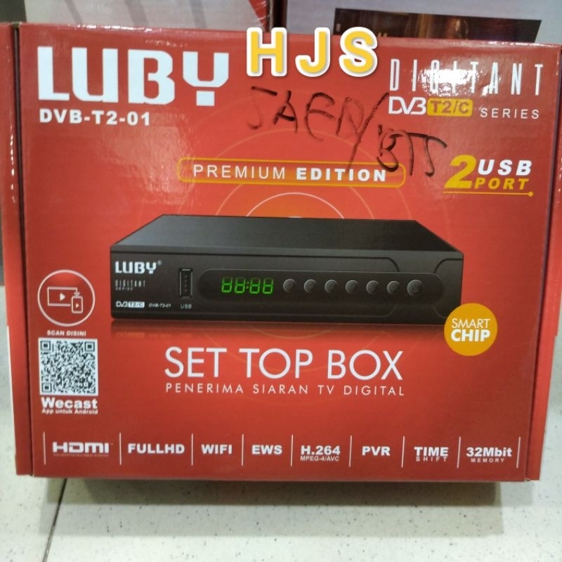 Jual Luby Stb Dvb T Set Top Box Receiver Tv Digital Full Hd Sni