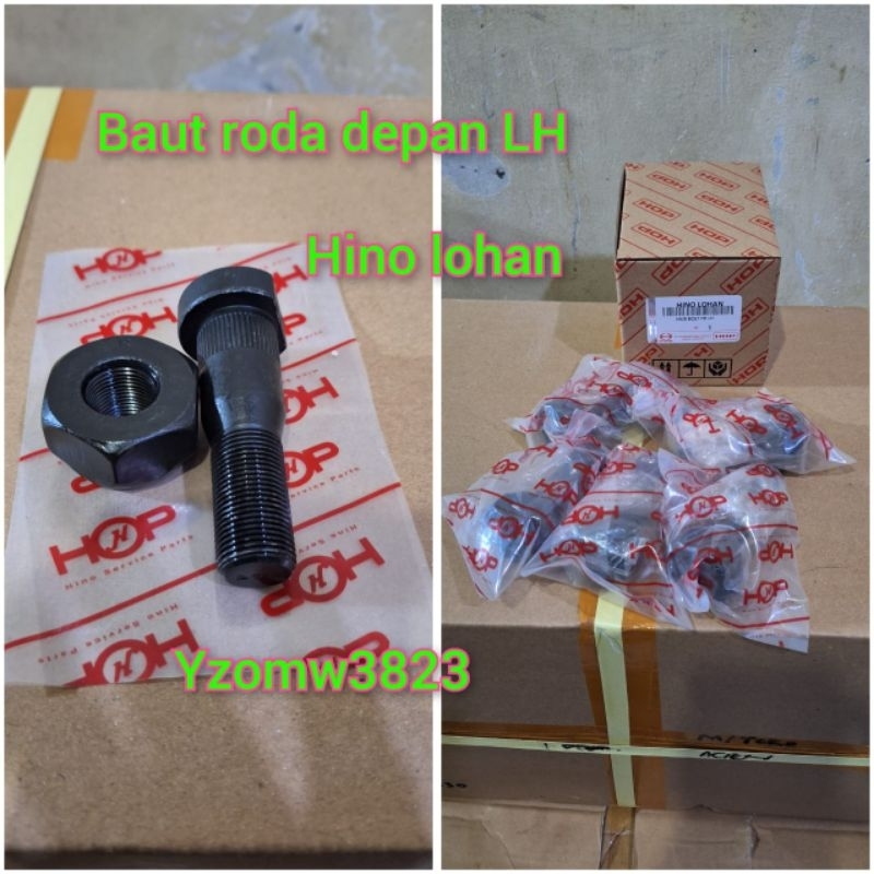 Jual Baut Roda Depan Kiri Hino Lohan Ti Suri Harga Per 5pc Shopee