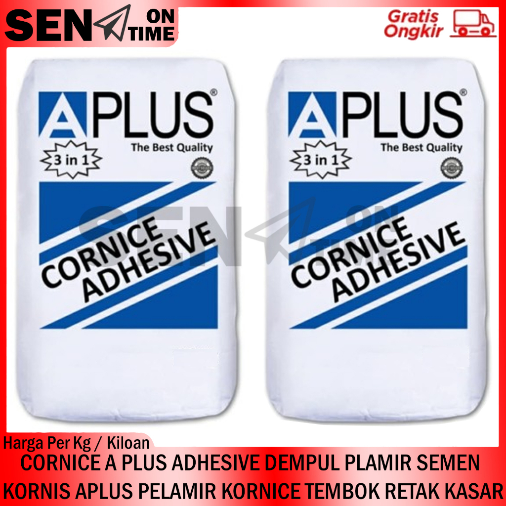 Jual COMPOUND GYPSUM APLUS 1 KG KOMPON COMPON GIPSUM 1KG CORNICE