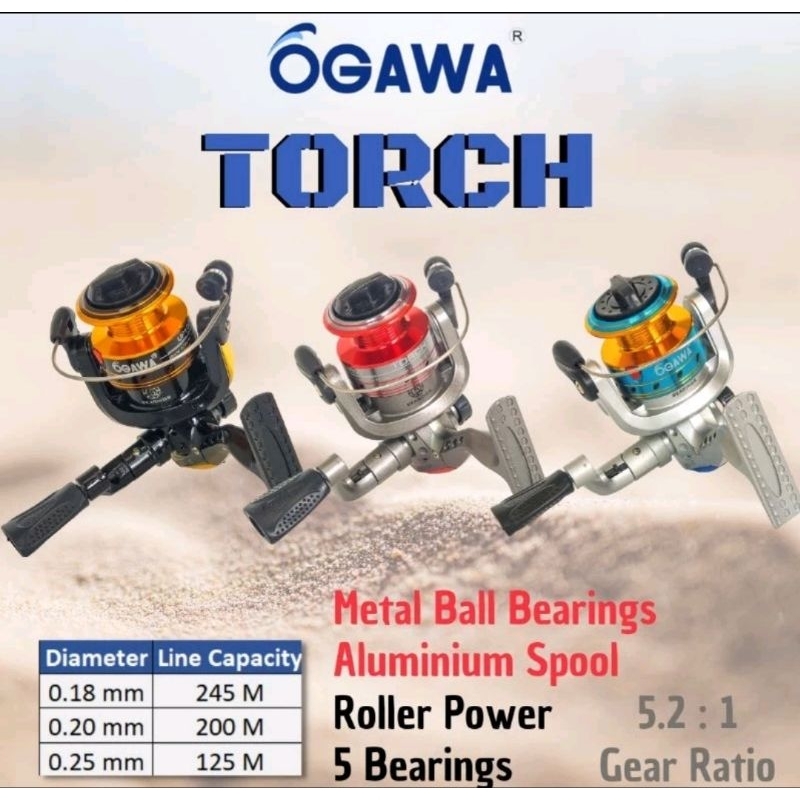 Jual REEL OGAWA TORCH ALUMUNIUM Shopee Indonesia