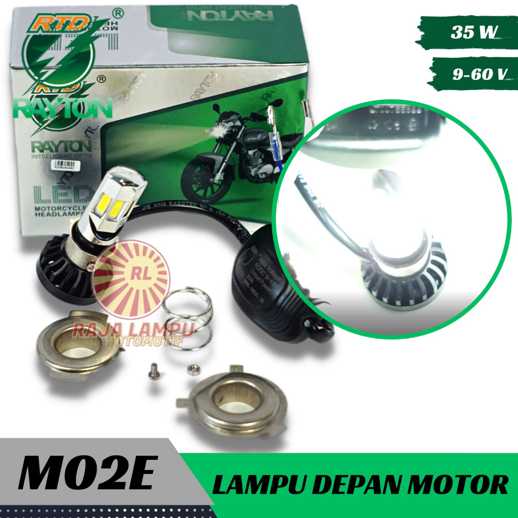 Jual Lampu Motor RTD M02E 6 Sisi 6 MATA HeadLamp RAYTON M02E ORI