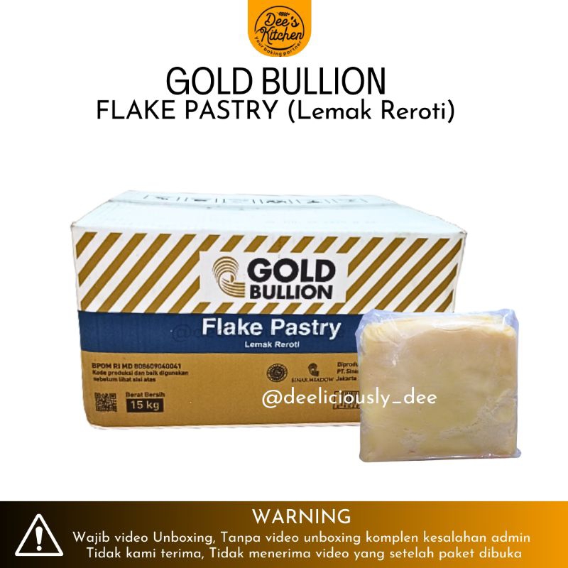 Jual Korsvet Gold Bullion Flake Pastry Shortening Repack Kg Shopee