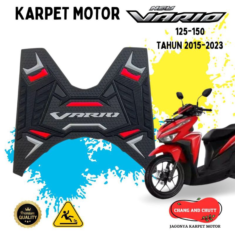 Jual Karpet Motor Honda Vario Model Baru New Alas Pijakan Kaki