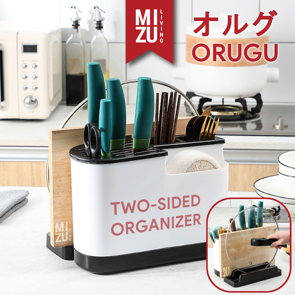 Jual Mizu Orugu Kitchen Knife Stand Holder Organizer Tempat Pisau