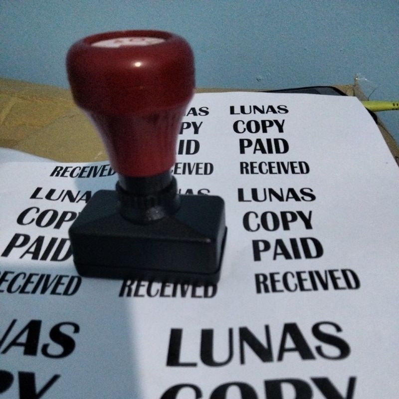 Jual Stempel Lunas Paid Copy Received Shopee Indonesia