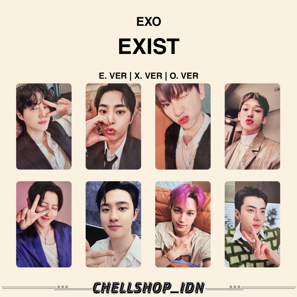 Jual Photocard Exo Exist Photobook Ver Shopee Indonesia