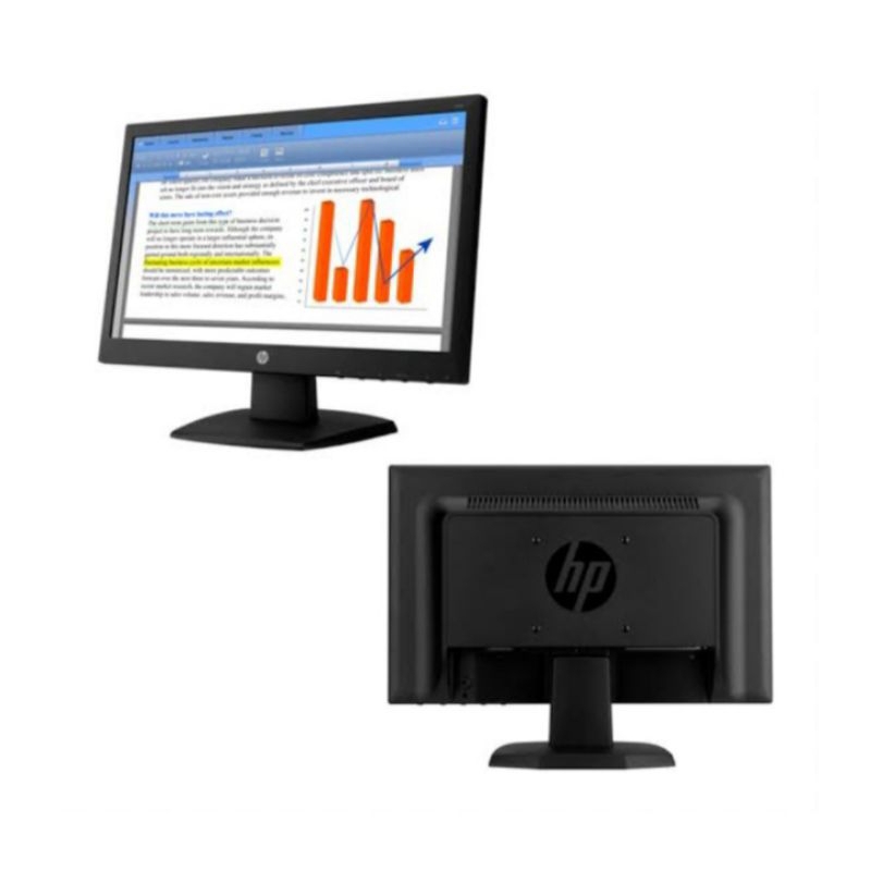 Jual Monitor Led Hp V Inch Wide Mulus No Minus Shopee Indonesia