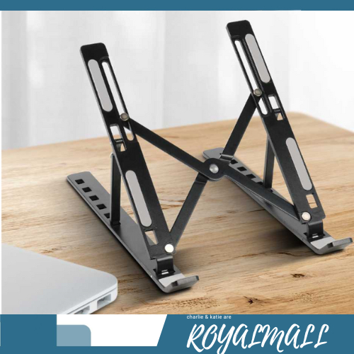 Jual Laptop Stand Riser Foldable Adjustable Aluminium Stand Holder