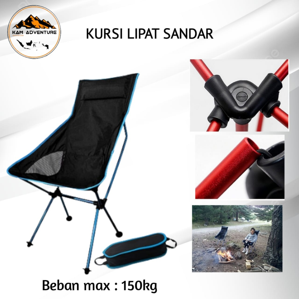 Jual Kursi Lipat Portable Sandaran Kursi Lipat Camping Kursi Lipat