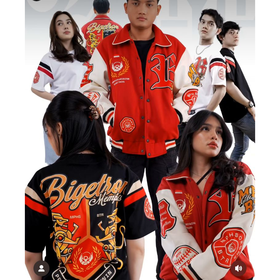 Jual Limited Edition Memphisorigins Varsity Jacket California