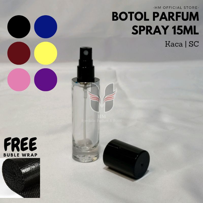 Jual Botol Parfum Spray Kaca Sc Ml Tutup Drat Lusinan Shopee