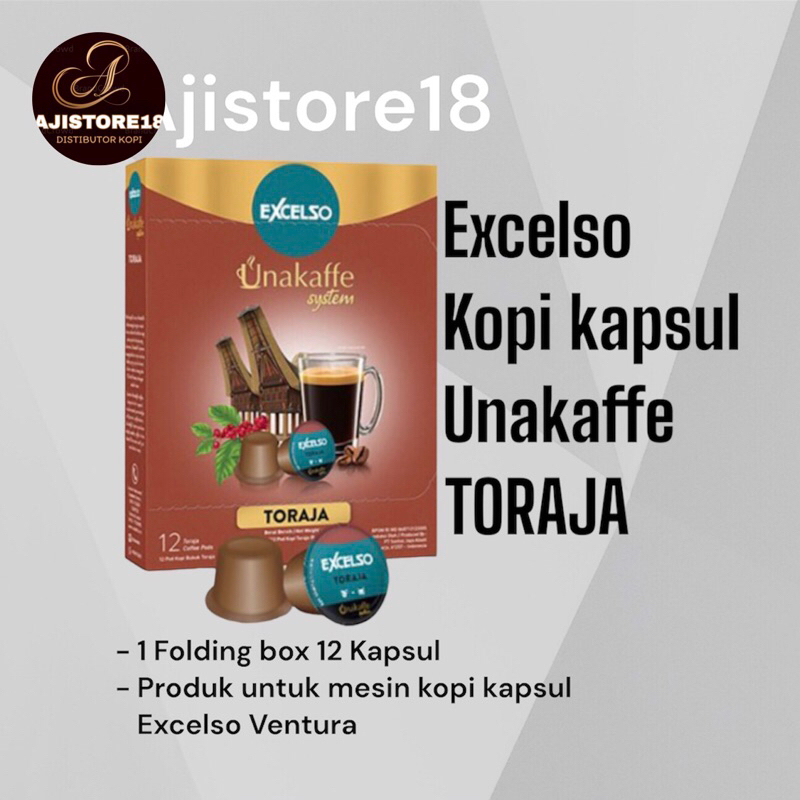 Jual EXCELSO KOPI KAPSUL UNAKAFFE TORAJA Shopee Indonesia