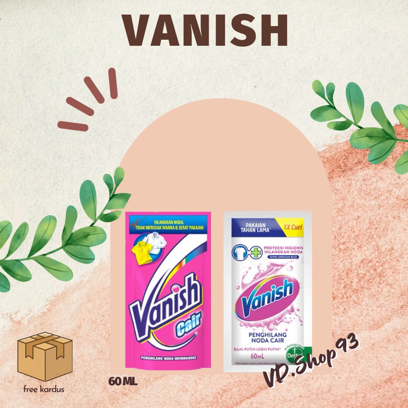 Jual VANISH SACHET 60ML Shopee Indonesia