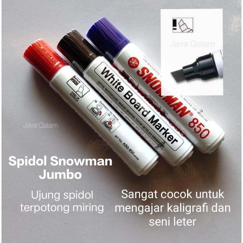 Jual Spidol Snowman Jumbo White Board Marker Bisa Dihapus Shopee