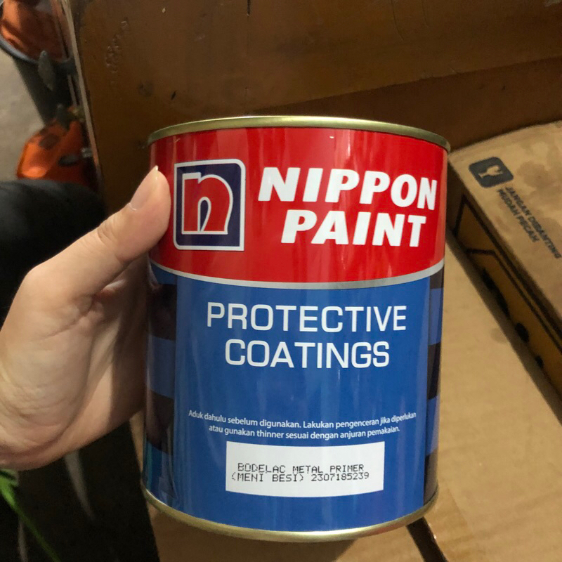 Jual Cat Dasar Bodelac Primer Meni Besi Kg Nippon Paint Coating Merah