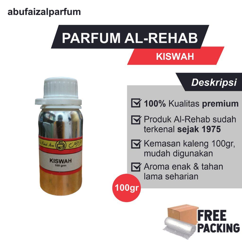 Jual Parfum Al Rehab Bibit Ml Aroma Kiswah Original Shopee