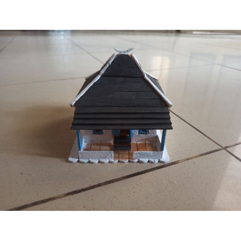 Jual Miniatur Rumah Adat Joglo Atau Rumah Adat Jawa Shopee Indonesia