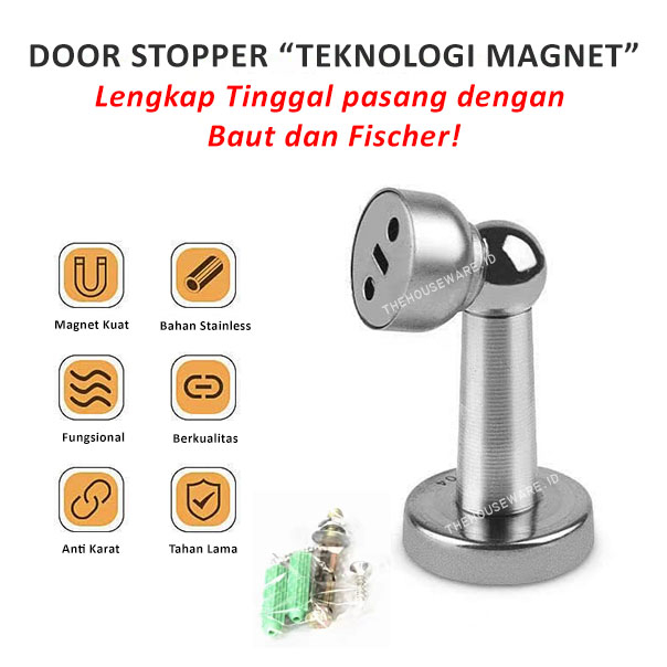 Jual Door Stop Tahanan Pintu Door Stop Pintu Stainless Pengaman