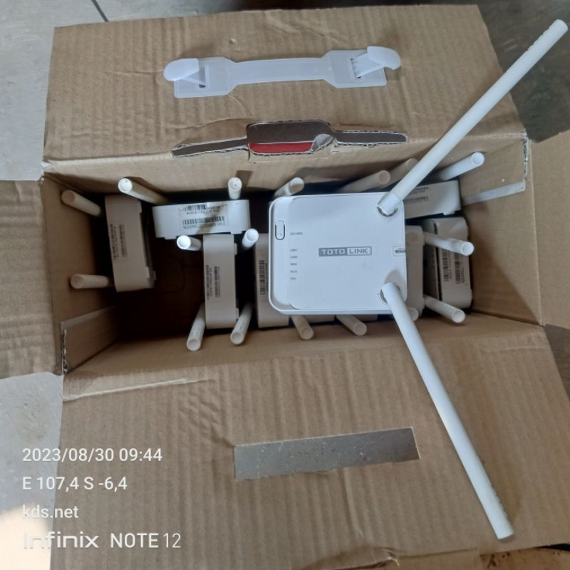 Jual Router Totolink N200re Bekas Imigrasi Versi 5 Adaptor Shopee