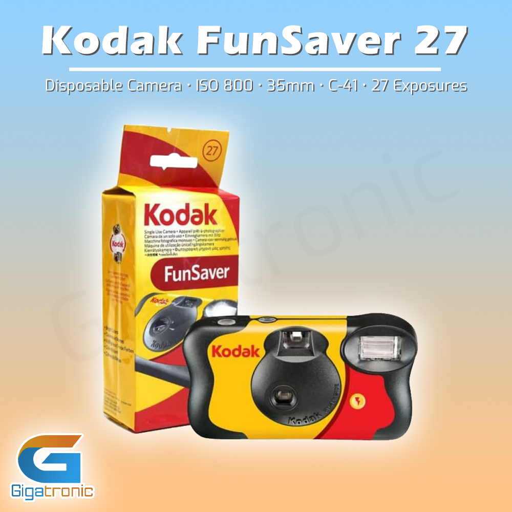 Jual Kodak Fun Saver FunSaver Disposable Camera ISO 800 27 Exp