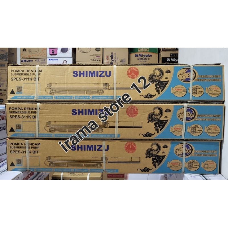 Jual POMPA AIR SATELIT SHIMIZU SPES 311K BIT 0 5 HP KABEL POMPA