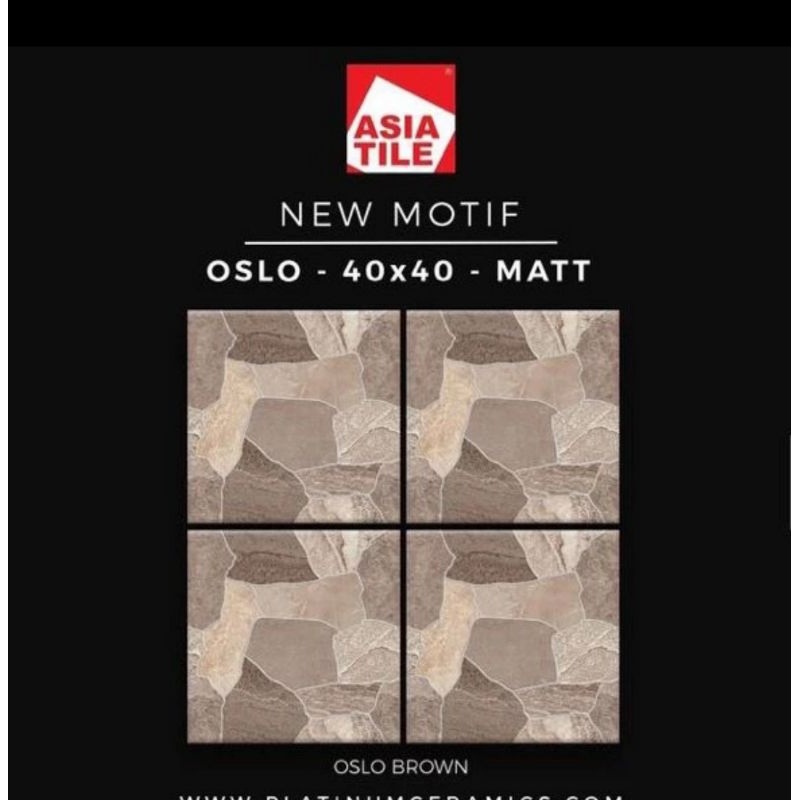 Jual Keramik Asia Tile Oslo Matt Ukuran 40x40 Shopee Indonesia