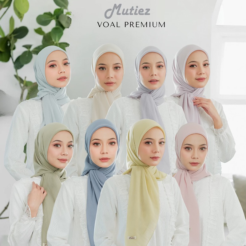 Jual Voal Premium Mutiez L Hijab Segi Empat Voal Part Shopee Indonesia