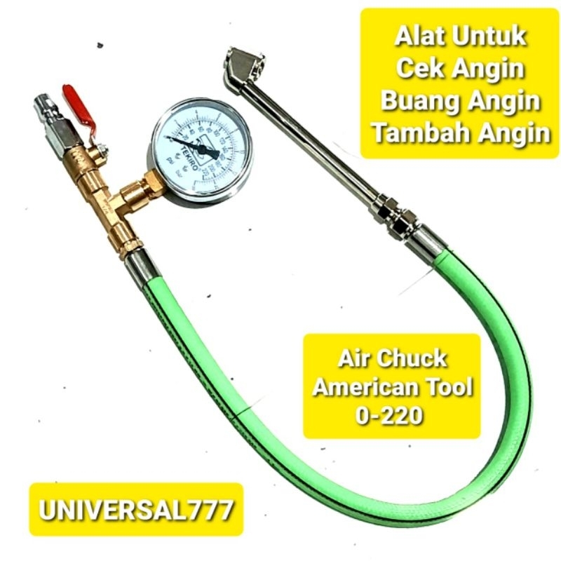 Jual Air Chuck American Tool Alat Untuk Pengukur Ukur Cek Isi Tambah